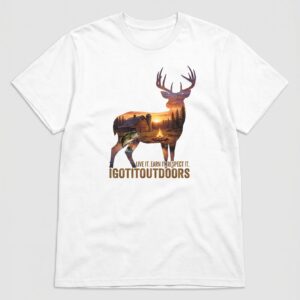 Double Exposure Hunting & Fishing T-Shirt – White