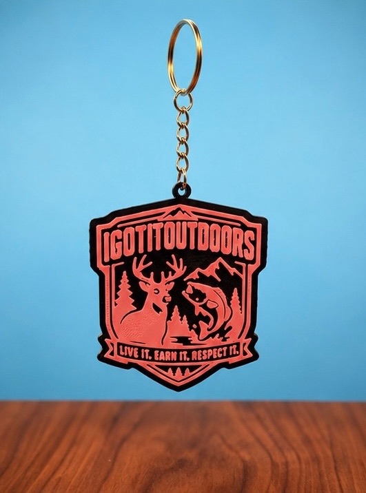 I Got It Outdoors Logo Keychain - Image 4