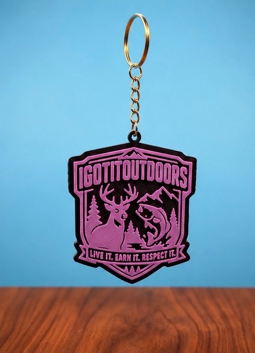 I Got It Outdoors Logo Keychain - Image 3