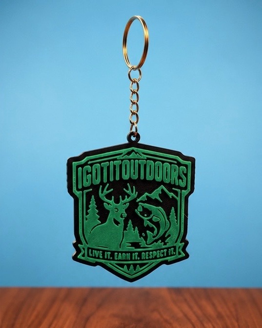 I Got It Outdoors Logo Keychain - Image 2