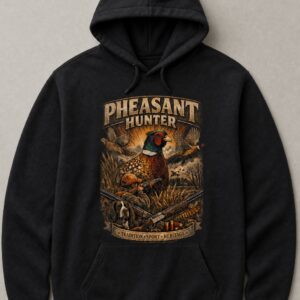 Pheasant Hunter Tradition Hoodie– Black