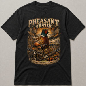 Pheasant Hunter Tradition T-Shirt – Black