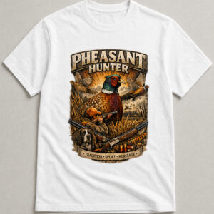Pheasant Hunter Tradition T-Shirt – White